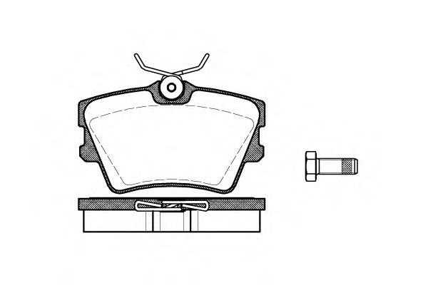 Imagine set placute frana,frana disc REMSA 0591.00