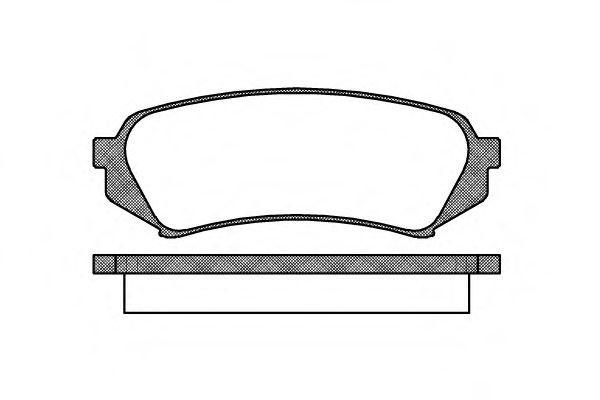 Imagine set placute frana,frana disc REMSA 0706.00