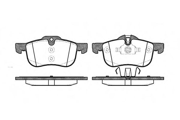 Imagine set placute frana,frana disc REMSA 0719.00