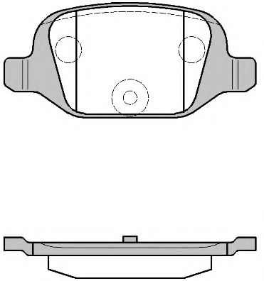 Imagine set placute frana,frana disc REMSA 0727.00