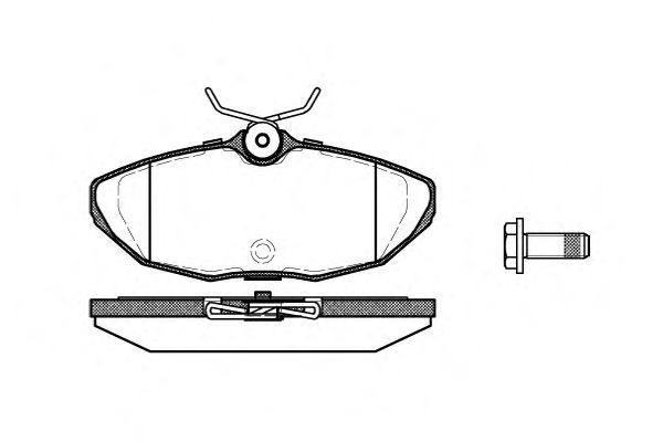 Imagine set placute frana,frana disc REMSA 0732.00