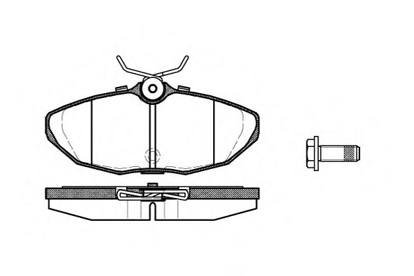 Imagine set placute frana,frana disc REMSA 0732.10