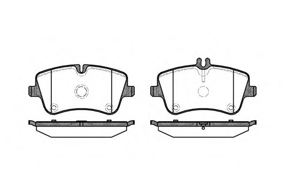 Imagine set placute frana,frana disc REMSA 0768.00