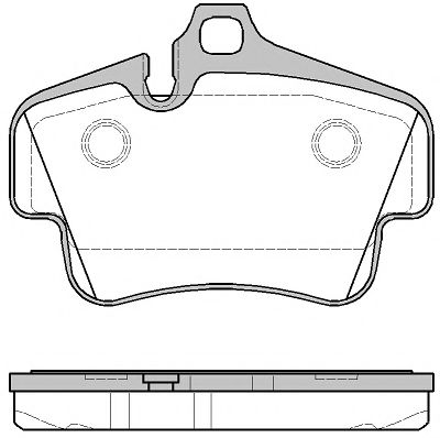 Imagine set placute frana,frana disc REMSA 0773.30