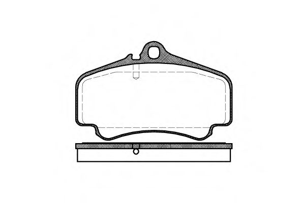 Imagine set placute frana,frana disc REMSA 0863.00