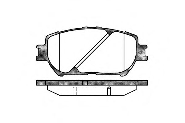 Imagine set placute frana,frana disc REMSA 0884.00