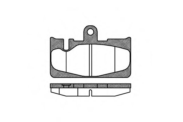 Imagine set placute frana,frana disc REMSA 0889.00