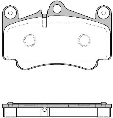 Imagine set placute frana,frana disc REMSA 0981.00