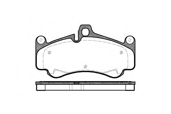 Imagine set placute frana,frana disc REMSA 1066.00