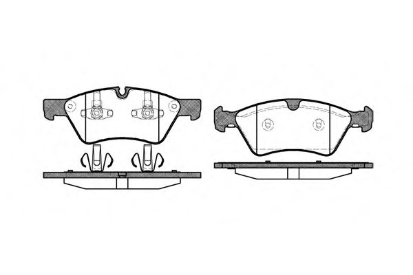 Imagine set placute frana,frana disc REMSA 1179.00