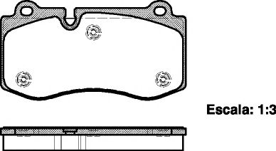 Imagine set placute frana,frana disc REMSA 1202.00