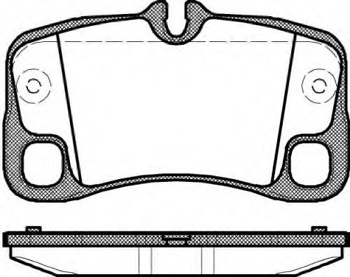 Imagine set placute frana,frana disc REMSA 1369.00