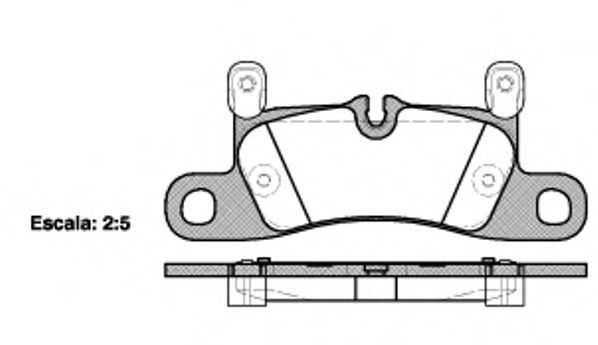 Imagine set placute frana,frana disc REMSA 1379.20