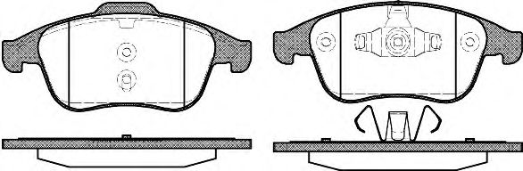 Imagine set placute frana,frana disc REMSA 1389.00