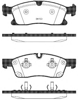 Imagine set placute frana,frana disc REMSA 1430.10