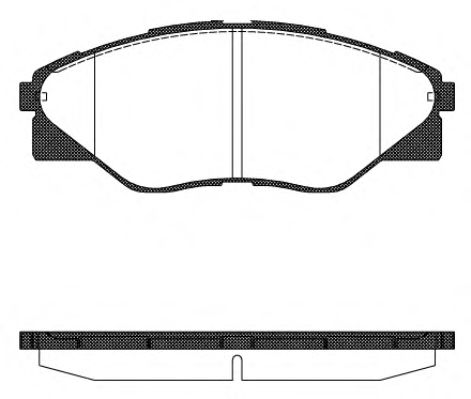 Imagine set placute frana,frana disc REMSA 1466.00