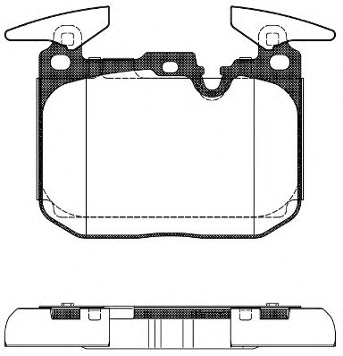 Imagine set placute frana,frana disc REMSA 1491.00