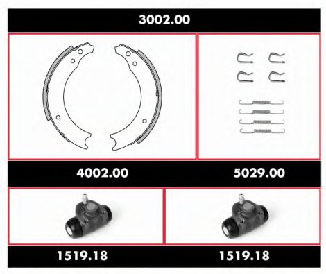 Imagine Set frana, frana tambur REMSA 3002.00