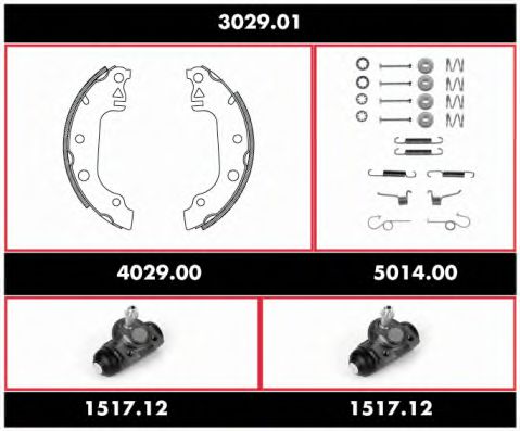 Imagine Set frana, frana tambur REMSA 3029.01