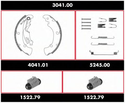 Imagine Set frana, frana tambur REMSA 3041.00