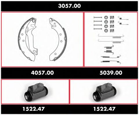 Imagine Set frana, frana tambur REMSA 3057.00