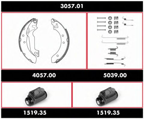 Imagine Set frana, frana tambur REMSA 3057.01