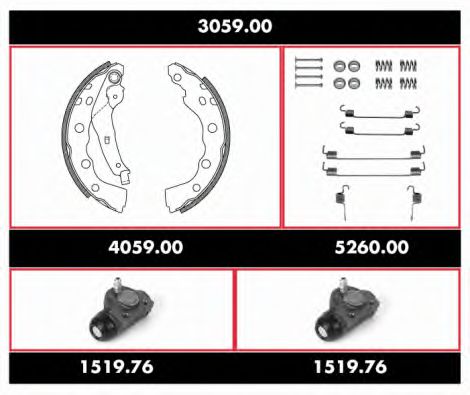 Imagine Set frana, frana tambur REMSA 3059.00