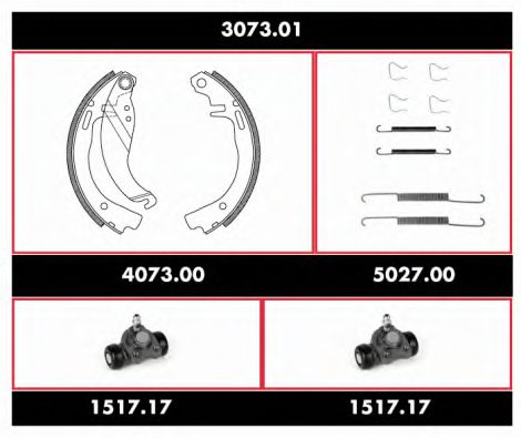 Imagine Set frana, frana tambur REMSA 3073.01