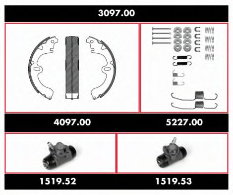 Imagine Set frana, frana tambur REMSA 3097.00