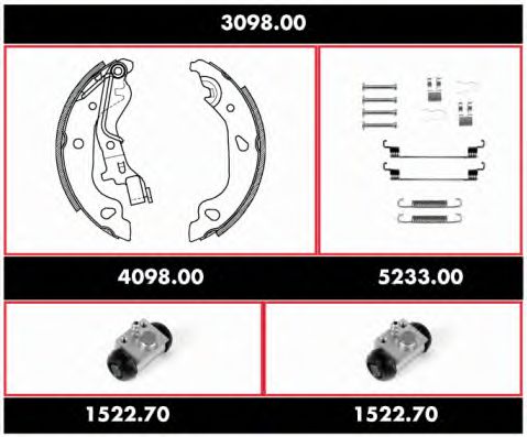 Imagine Set frana, frana tambur REMSA 3098.00