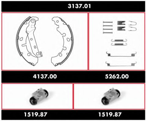 Imagine Set frana, frana tambur REMSA 3137.01