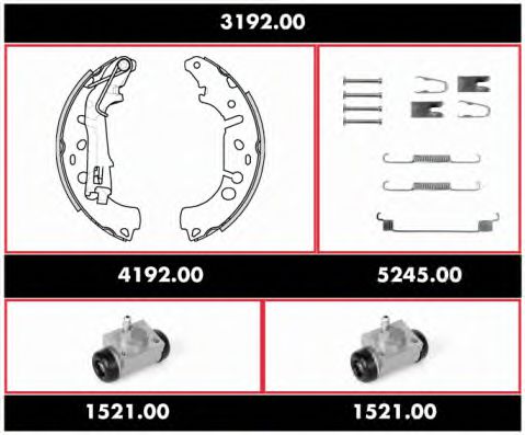 Imagine Set frana, frana tambur REMSA 3192.00