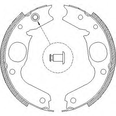 Imagine Set saboti frana, frana de mana REMSA 4148.00