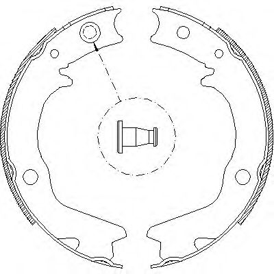 Imagine Set saboti frana, frana de mana REMSA 4702.00