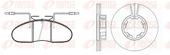 Imagine Set frana, frana disc REMSA 8048.01