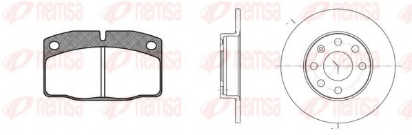 Imagine Set frana, frana disc REMSA 8101.00