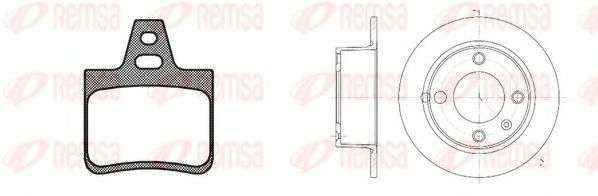 Imagine Set frana, frana disc REMSA 8102.00