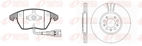 Imagine Set frana, frana disc REMSA 81030.03