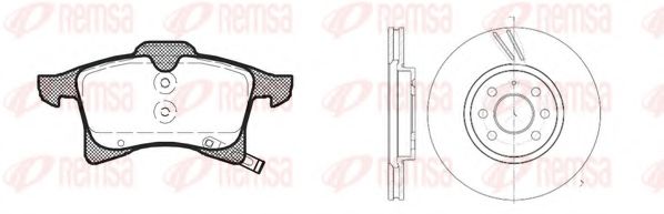 Imagine Set frana, frana disc REMSA 81036.01