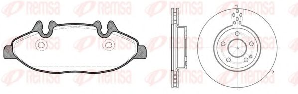 Imagine Set frana, frana disc REMSA 81109.00