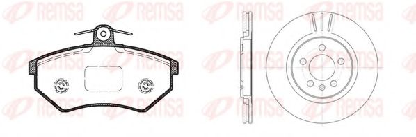 Imagine Set frana, frana disc REMSA 8134.02