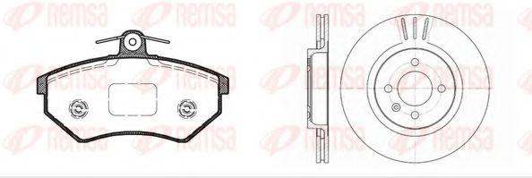 Imagine Set frana, frana disc REMSA 8134.03