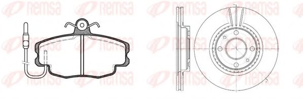 Imagine Set frana, frana disc REMSA 8141.02