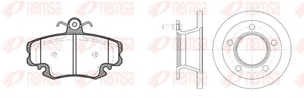 Imagine Set frana, frana disc REMSA 8142.00