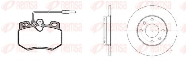 Imagine Set frana, frana disc REMSA 8170.02