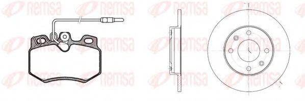 Imagine Set frana, frana disc REMSA 8170.04