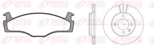 Imagine Set frana, frana disc REMSA 8171.00