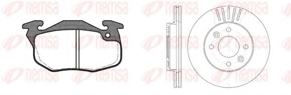 Imagine Set frana, frana disc REMSA 8192.02