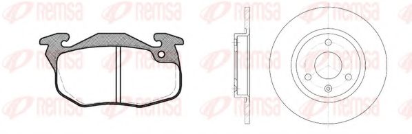 Imagine Set frana, frana disc REMSA 8192.05