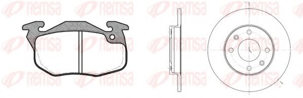 Imagine Set frana, frana disc REMSA 8192.07